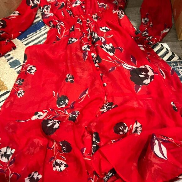 Intermix silk blend midi dress 0 - Picture 5 of 8